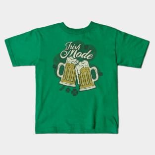 St Patricks Day irish mode Shenanigans squad Kids T-Shirt